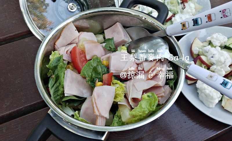 車日子 | 露營食食：王梨番麥肉生菜盤