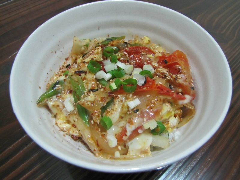 鮮蔬蓋飯