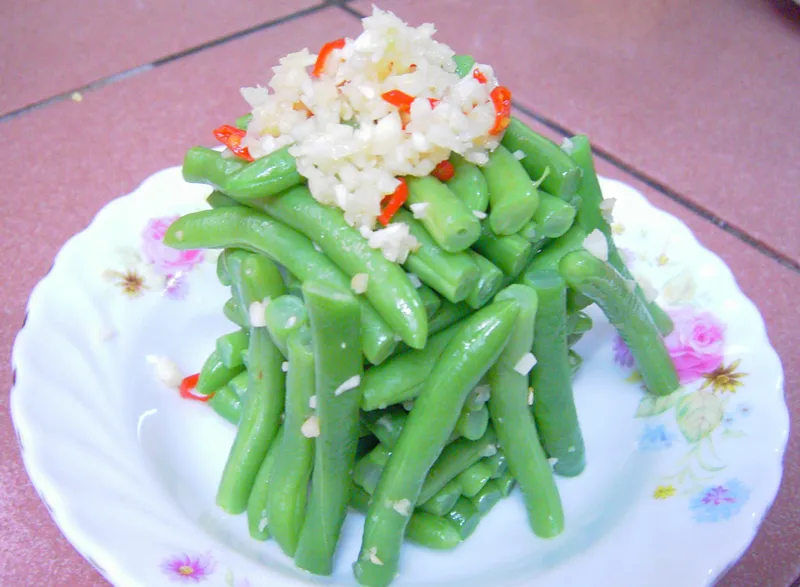涼拌四季豆(敏豆)