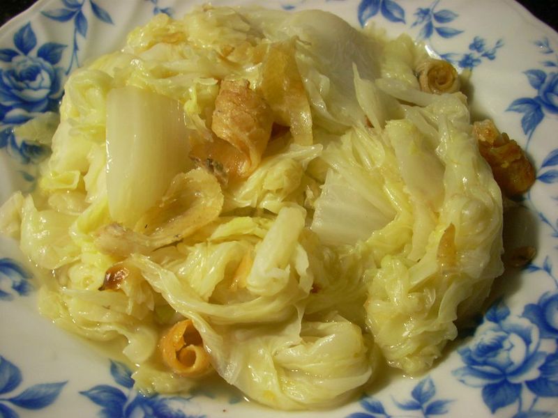 【龜甲萬樂享醍醐味】扁魚白菜
