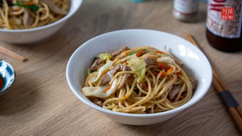 #197 肉絲炒麵