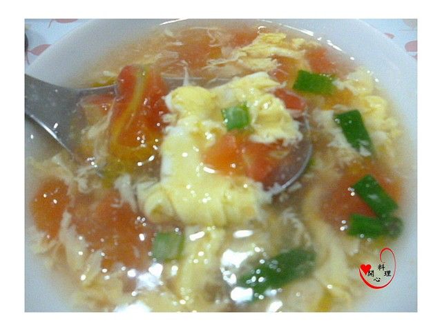 [龜甲萬樂享醍醐味]蕃茄蛋花湯