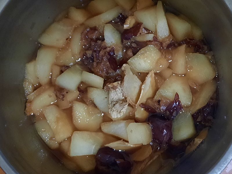 蜂蜜水梨湯