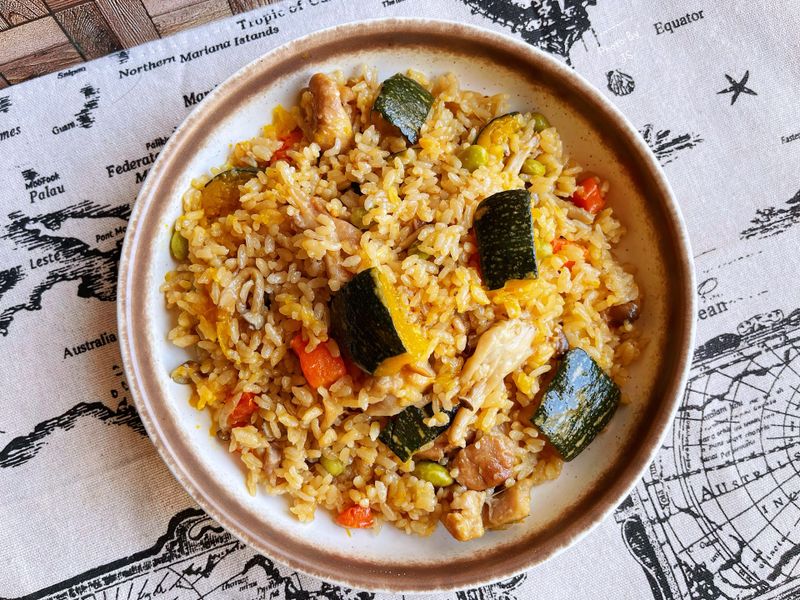 南瓜炊飯
