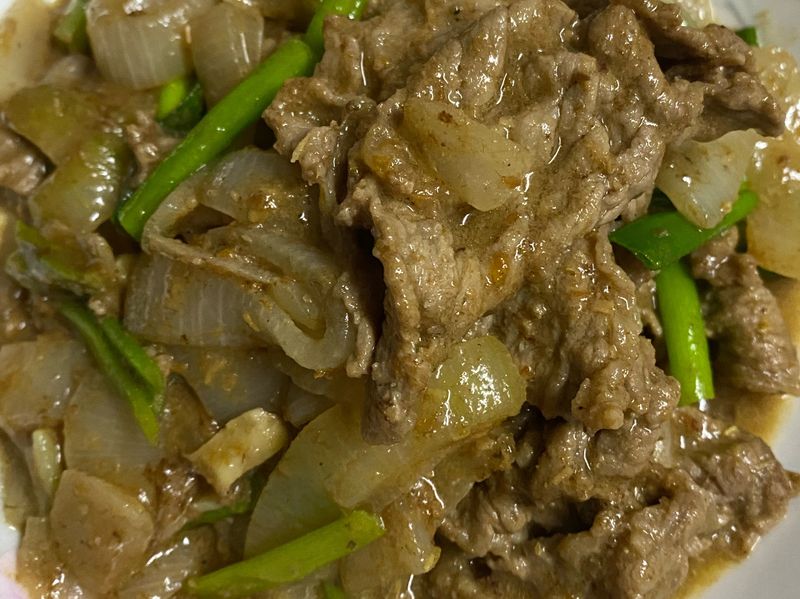 沙茶炒牛肉