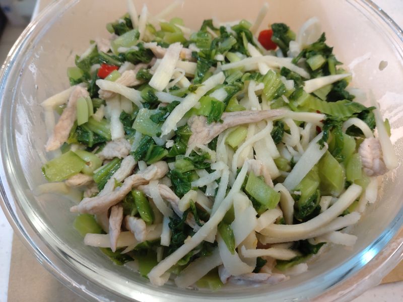 雪菜炒肉絲