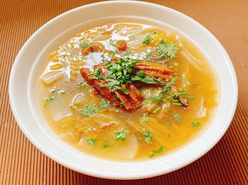紅燒鰻魚羹(罐頭改造料理)
