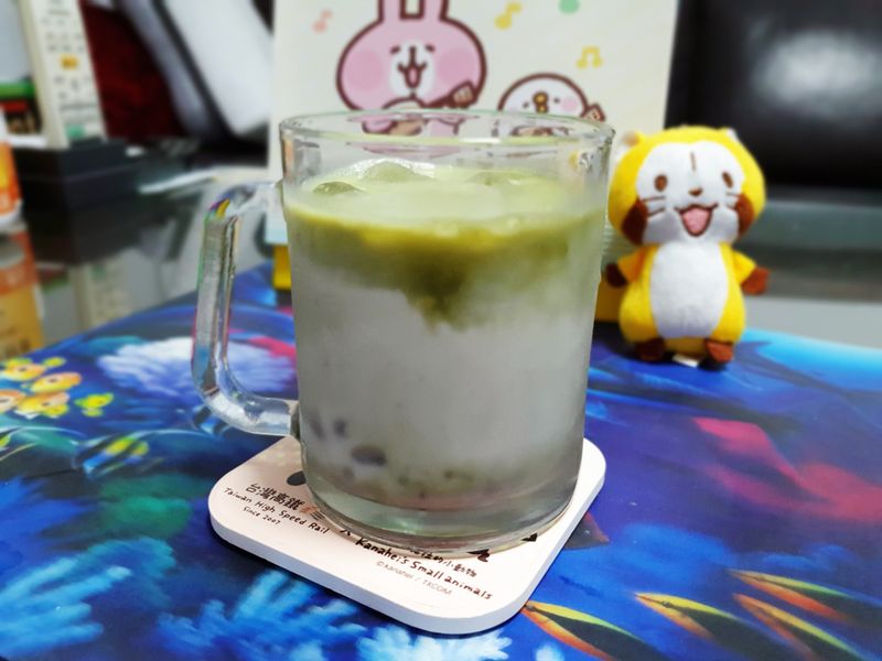 抹茶紅豆拿鐵