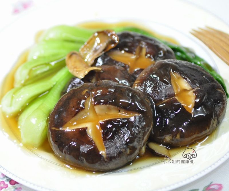 素香鮮菇扒菜膽