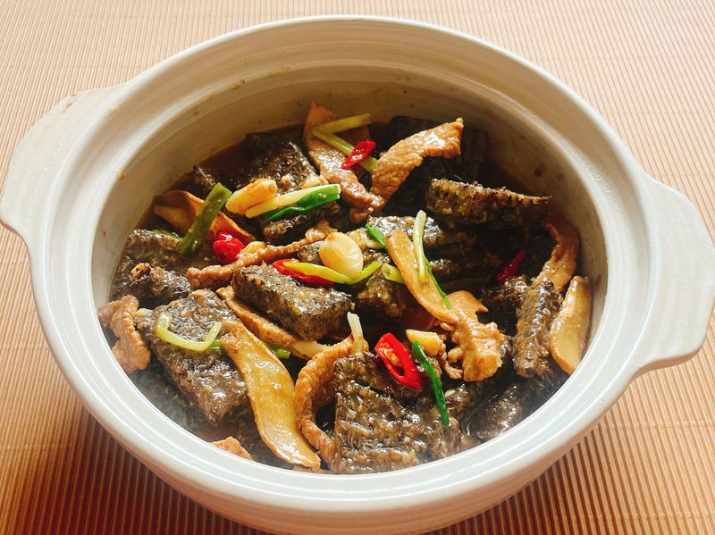 沙茶米血煲