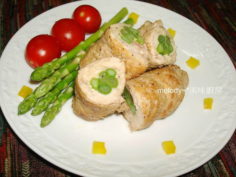 香煎鮮蔬豚肉捲
