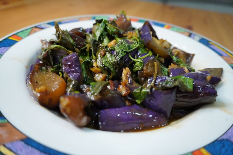 塔香茄子