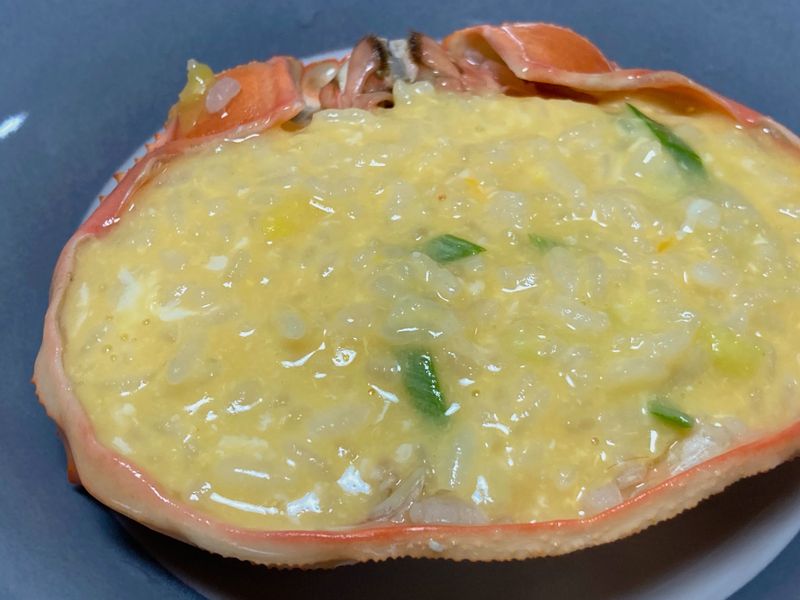 螃蟹火鍋 日式雜炊(螃蟹粥)