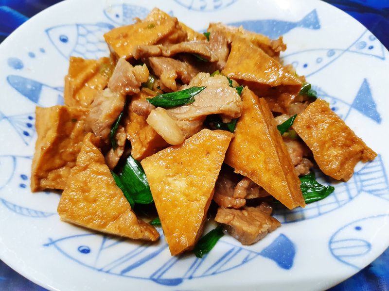 蒜苗肉片