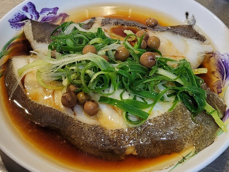 清蒸比目魚