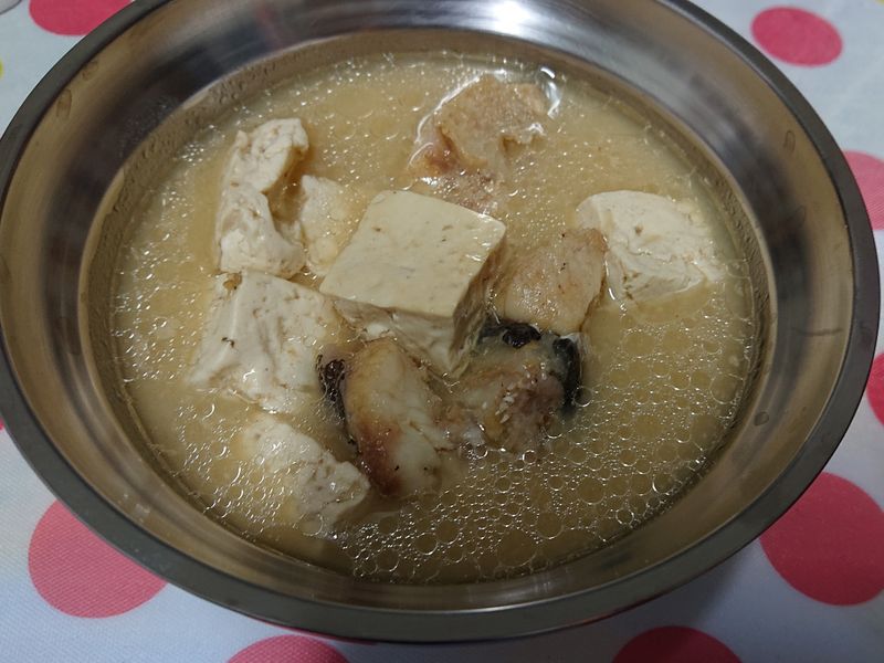 石斑魚味噌湯(含魚骨高湯)