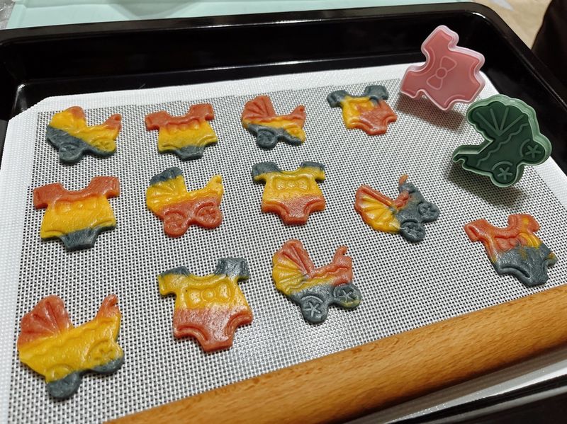 壓模奶香餅乾