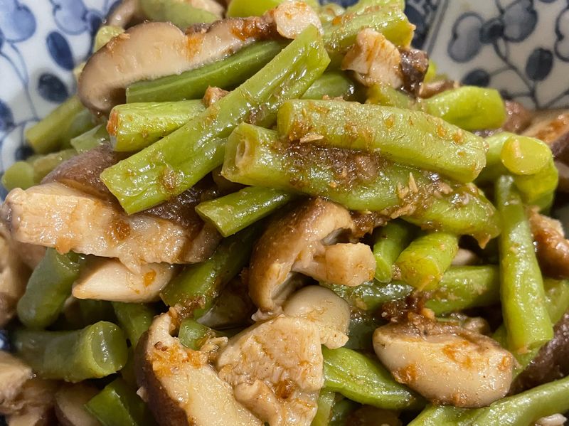 藍家小館-沙茶四季豆