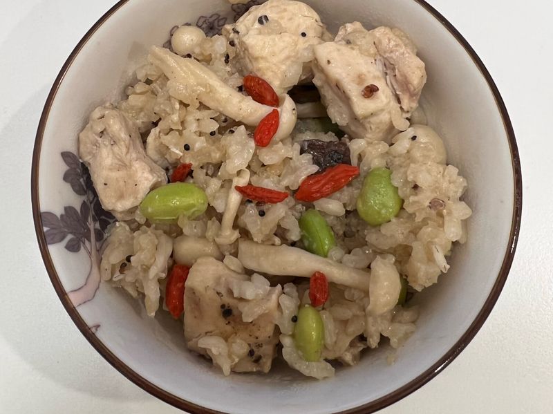 低脂「麻油雞飯」(不上火)
