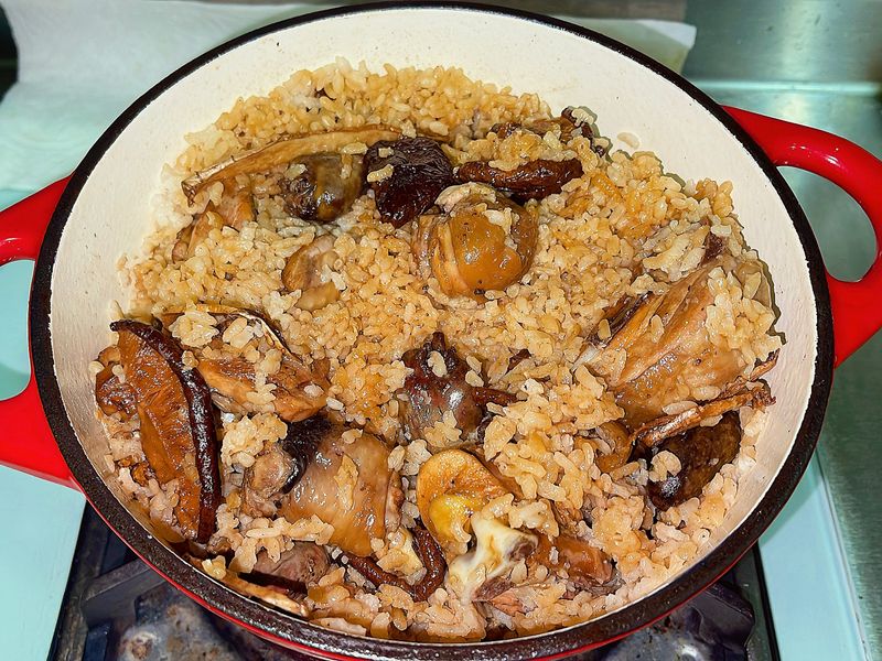 爆薑麻油雞飯