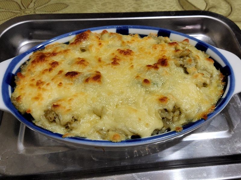 青醬焗烤燉飯