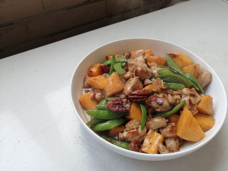 柿子雞肉照燒