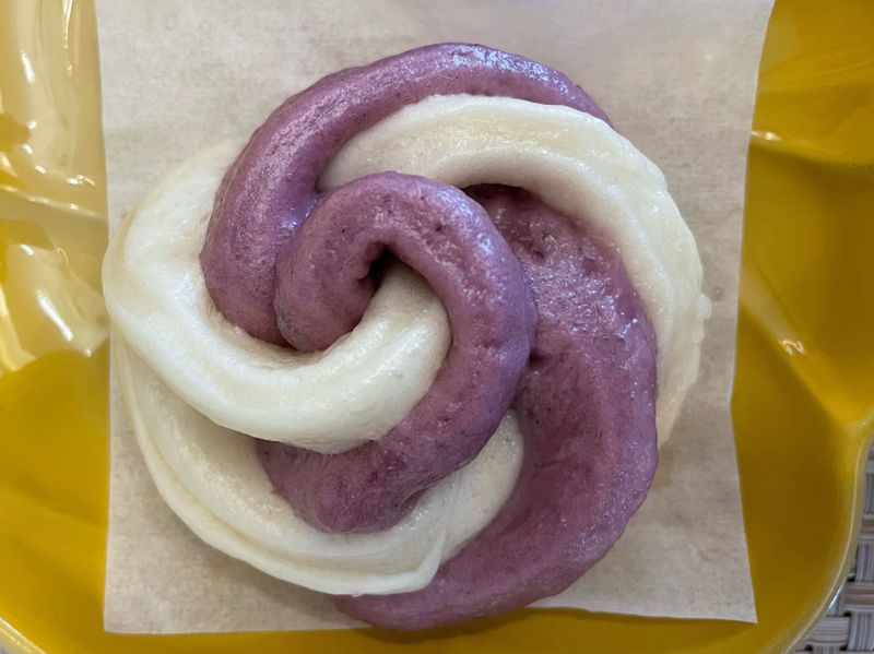 紫薯饅頭花
