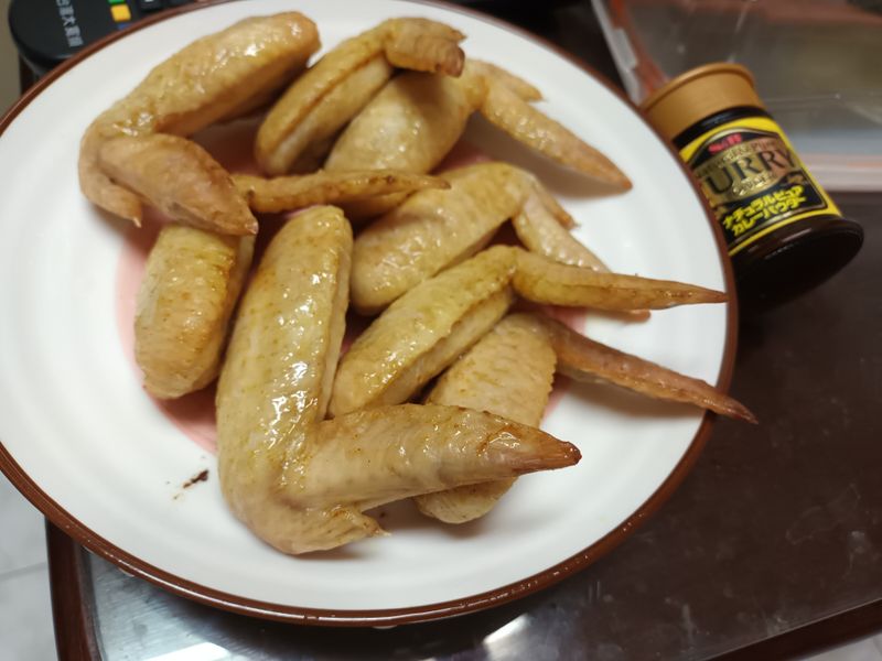 咖哩雞翅［氣炸鍋］［s&b咖哩粉］