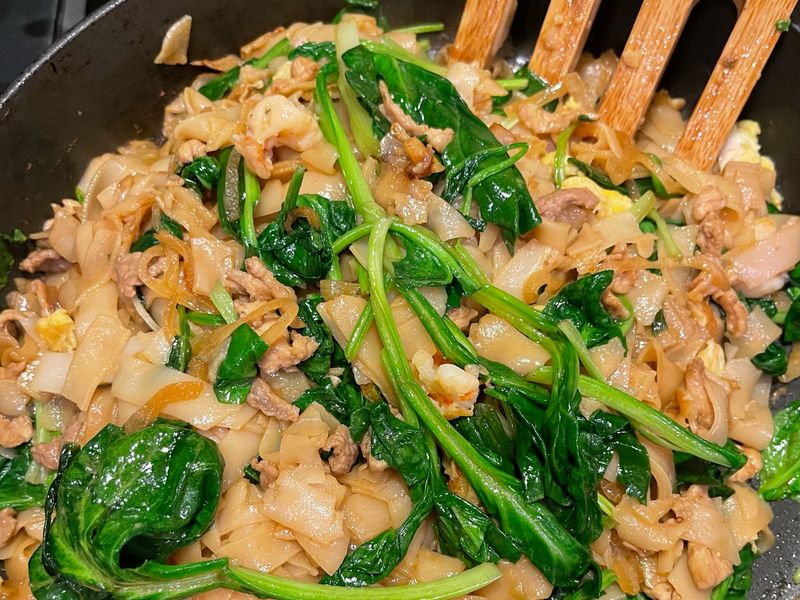 肉絲炒粿條