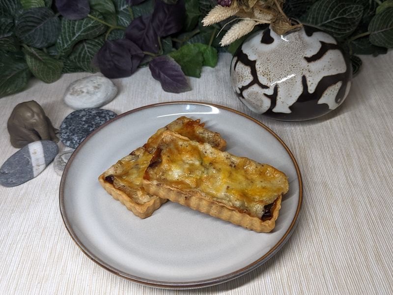 牛蕈菇芥末籽醬鹹派(菇類料理)