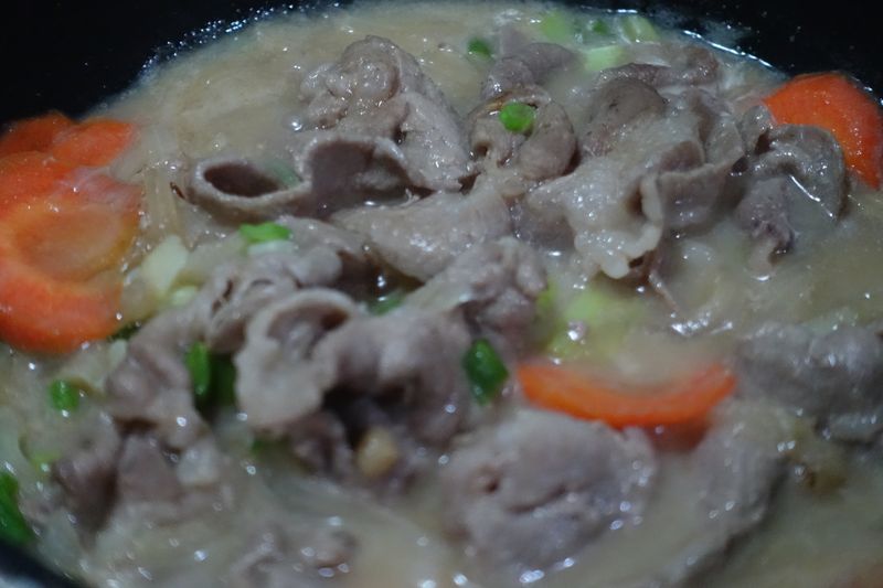 味噌豬肉片