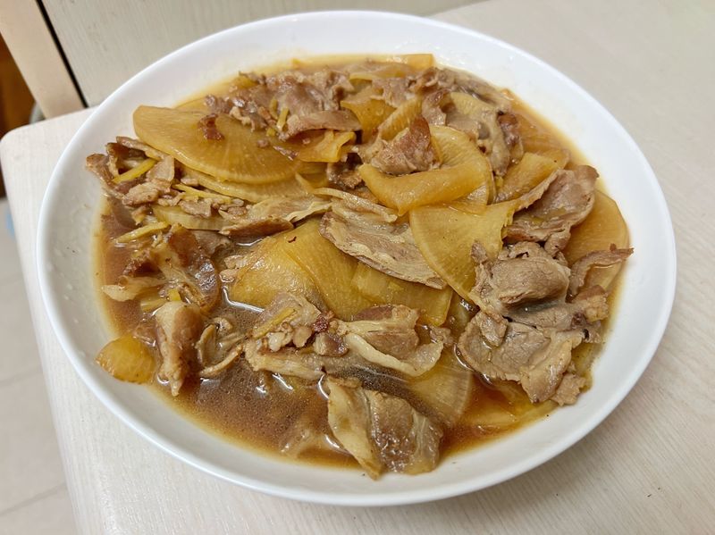 半調子佃煮大根豬