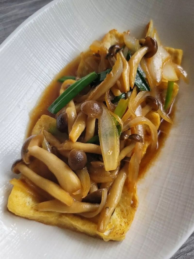 鮮菇燒豆腐