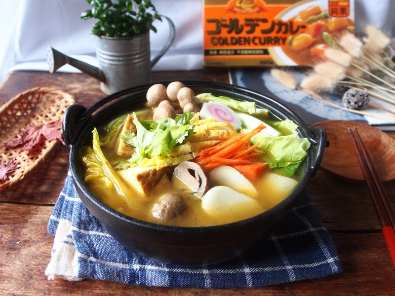 咖哩豆腐年糕湯(蛋奶素)