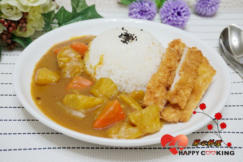 地瓜咖哩豬排飯