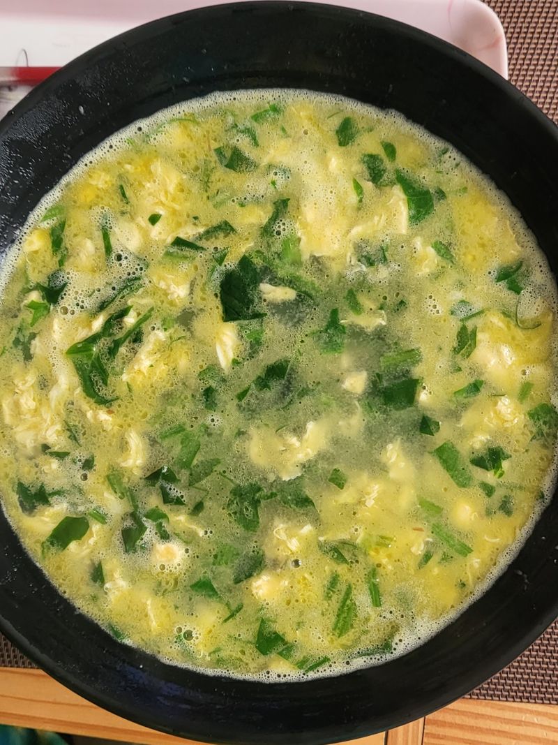 金銀蛋花菠菜上湯