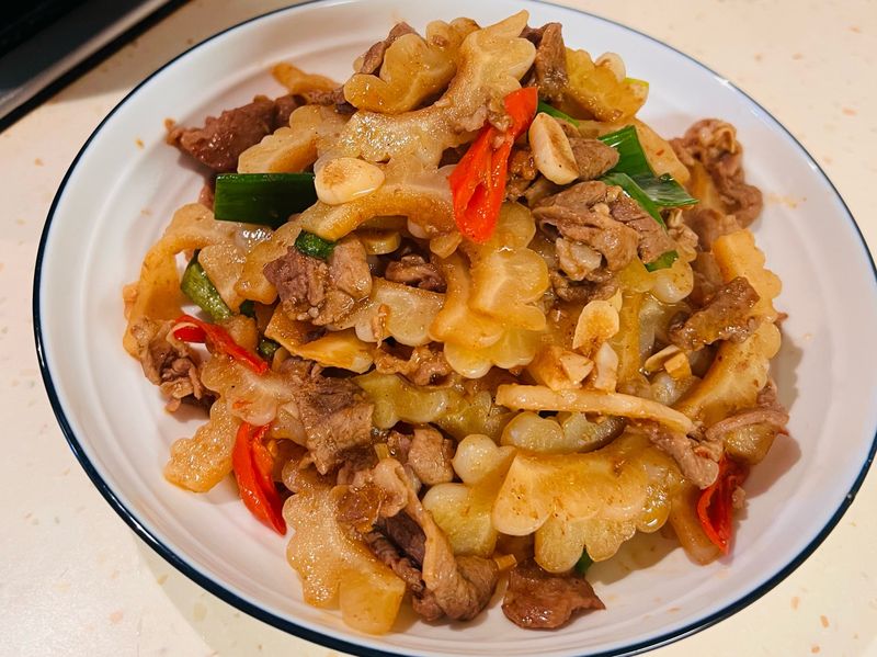 苦瓜炒羊肉