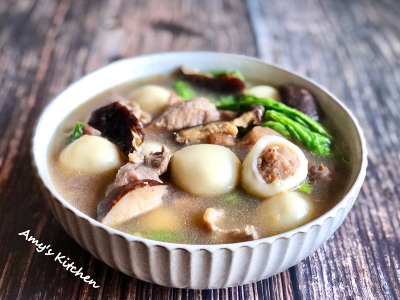 冬至鹹湯圓