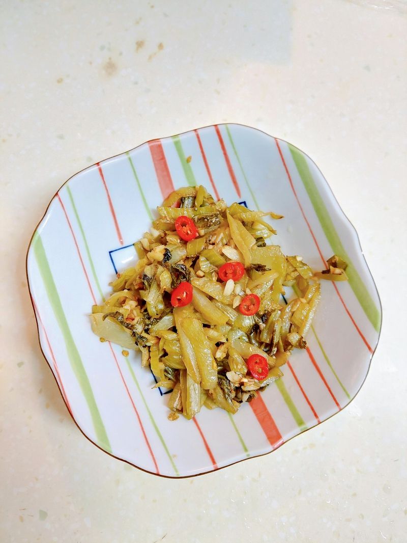 炒酸菜(五辛素)