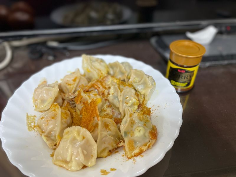 冰花咖哩煎餃
