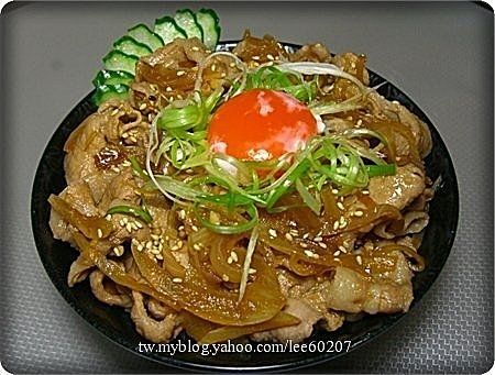 薑汁肉片蓋飯