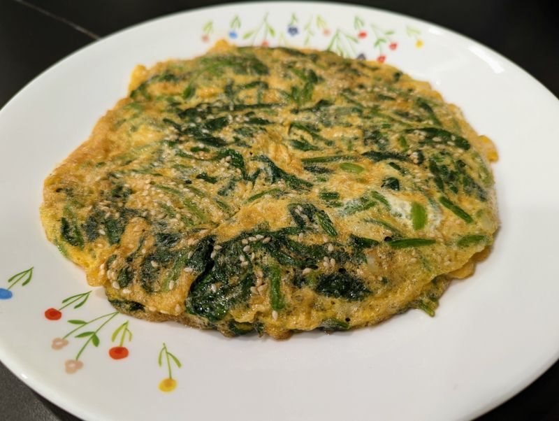菠菜煎蛋