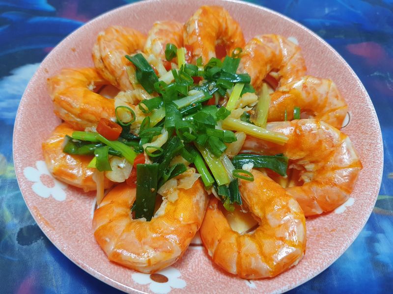 鹽嗆鮮蝦
