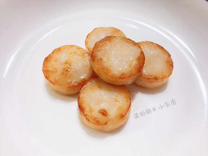 奶油煎干貝