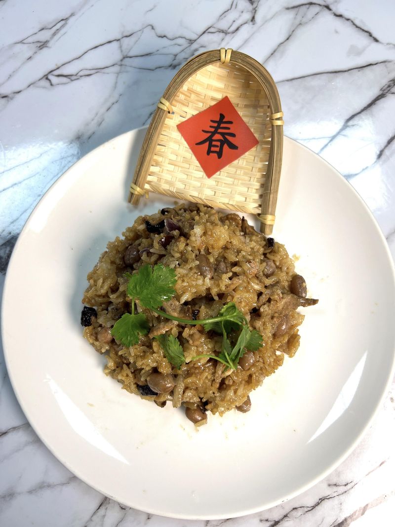 粒粒分明,超Q彈的古早味油飯