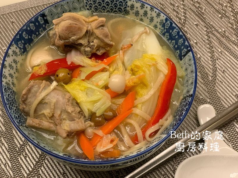 破布子雞湯麵
