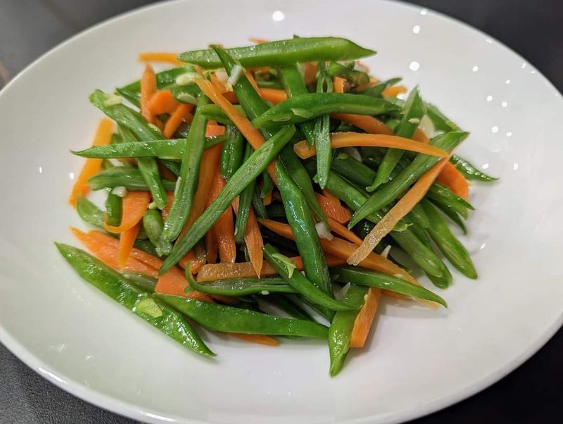蒜炒醜豆