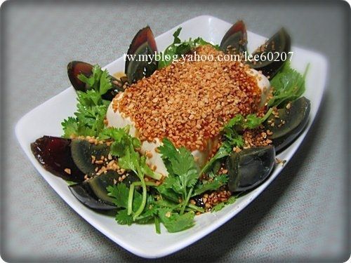 老虎皮蛋豆腐