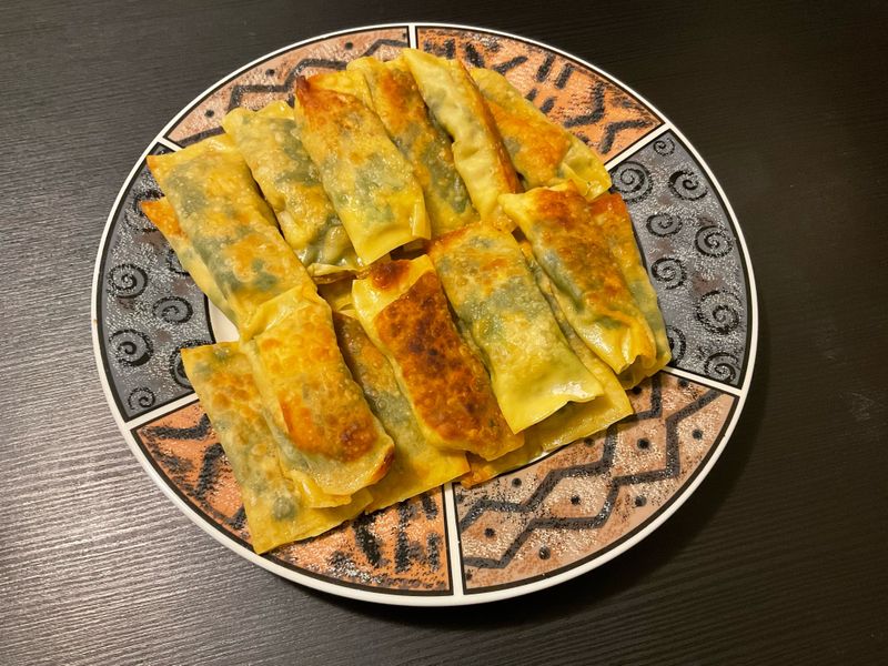 韭菜雞蛋煎餃
