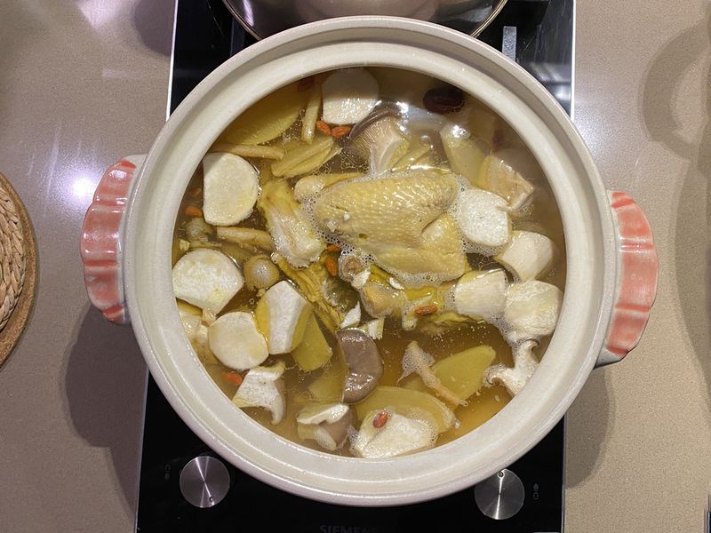煮雞酒